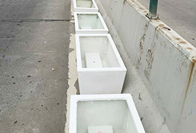 公路绿化花盆